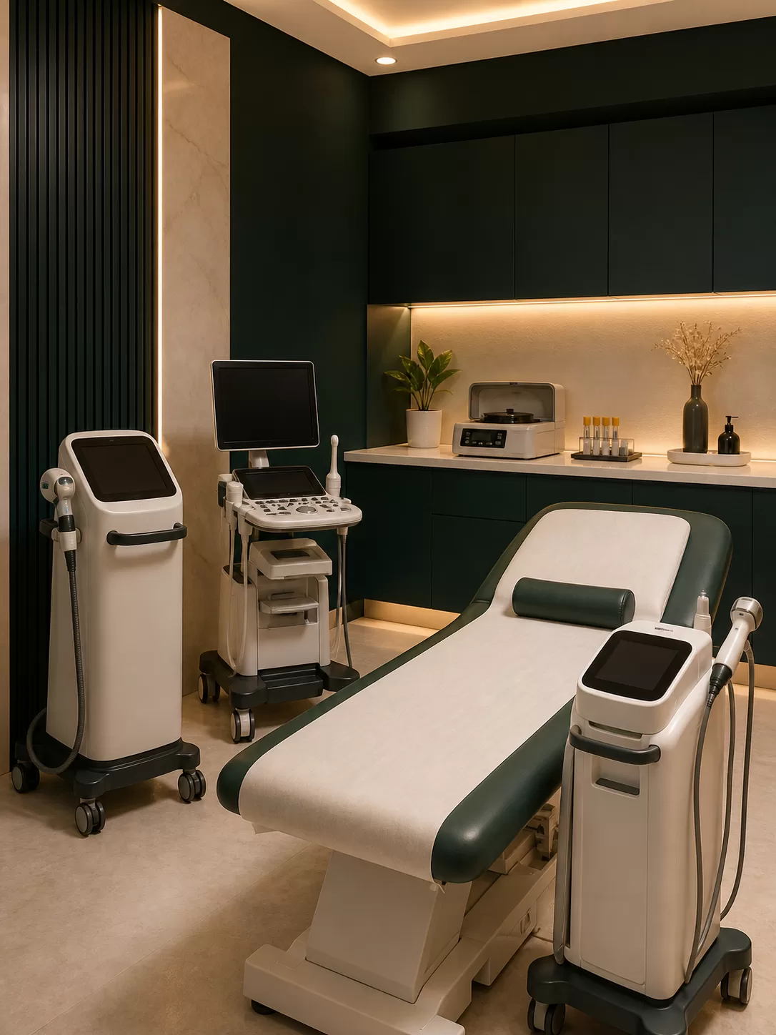 Premium orthopedic treatment room with regenerative recovery technology